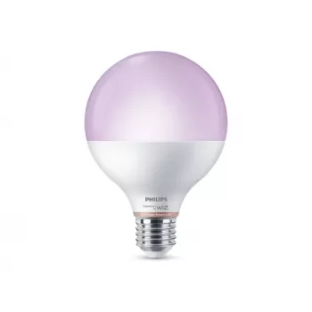 Philips Smart WFB 75W G95 E27 822-65 RGB 1PF/6 – 9W Smart LED-lamppu, 1055lm, E27, RGB/Tunable White, himmennettävä