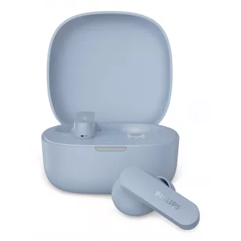 Philips TAT2100LB/00 True Wireless Bluetooth 5.0 -nappikuulokkeet latauskotelolla, IPX4, sininen