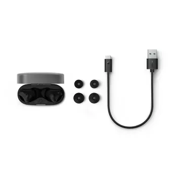 PHILIPS langattomat nappikuulokkeet TAT2000BK/00 True Wireless In-Ear Bluetooth 5.0 latauskotelolla, IPX4 roiske- ja hikisuoja, sisäänrakennettu mikrofoni, musta
