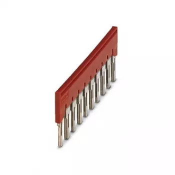 Phoenix 3030323 FBS 10-8 liitinhyppyjohdin, 10-napainen, 8,2 mm jako, punainen