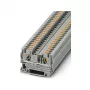Phoenix 3211757 PT 4 läpivientiliitin, Push-in, 4 mm², 1000 V, 32 A, harmaa