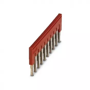 Phoenix Contact 3030271 FBS 10-6 pistokepalkki, 10-napainen, 6,2 mm jako, punainen