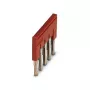 Phoenix Contact FBS 5-6 5-napainen hyppylista, punainen, 24 A, 5,2 mm jako