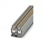 Phoenix Contact MPT 2.5 mini-läpivientiliitin, Push-in-liitäntä, 2,5 mm², 500 V, 24 A, harmaa