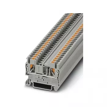 Phoenix Contact PT 2,5 Push-in läpivientiliitin, 2,5 mm², harmaa, DIN-kiskoasennus, 800 V, 24 A
