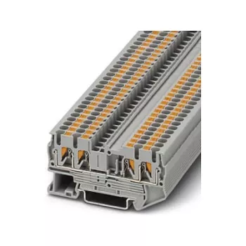Phoenix Contact PT 2,5-QUATTRO läpivientiliitin, Push-in, 4-johdin, 2,5 mm², 800 V, 24 A, harmaa