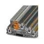 Phoenix Contact PTI 2,5-PE/L/NT asennus-riviliitin, monikerroksinen, Push-in, 3-kerroksinen, 2,5 mm², harmaa