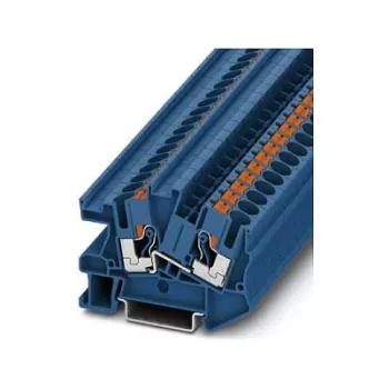 Phoenix Contact PTI 6 BU Push-In asennusliitin, sininen, 6 mm², 500 V, 41 A, DIN-kisko