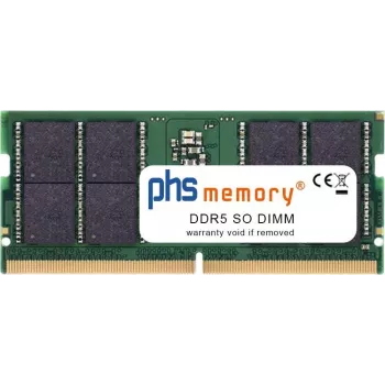 PHS-memory 16GB DDR5 SO-DIMM 5600MHz PC5-44800S Non-ECC Unbuffered kannettavan RAM Asus TUF Gaming FX610JP-TU004W (SP621580)