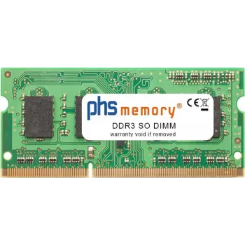 PHS-memory 4GB DDR3L 1600MHz SO-DIMM -muistimoduuli, perustuu Samsung M471B5173EB0-YK0 SP157520