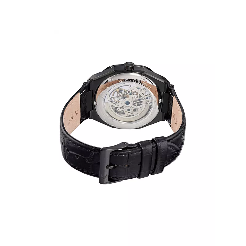 Pierre Cardin miesten analoginen kvartsikello CF.1002.LB.1 42 mm musta kellotaulu nahkaranneke