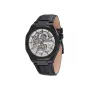 Pierre Cardin miesten analoginen kvartsikello CF.1002.LB.1 42 mm musta kellotaulu nahkaranneke