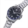 Pierre Cardin miesten analoginen kvartsikello CNI.0030 40mm musta kellotaulu nahkaranneke
