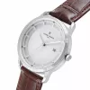 Pierre Cardin miesten kvartsi analogikello CLC.6000 43 mm ruostumaton teräskotelo musta nahkaranneke