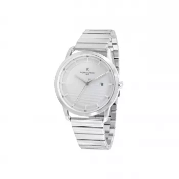 Pierre Cardin miesten kello CLC.6001 43mm ruostumaton teräs kvartsi analoginen musta kellotaulu nahkaranneke