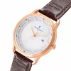 Pierre Cardin miesten kello CLC.6003 43mm ruostumaton teräs musta kellotaulu aitonahkaranneke