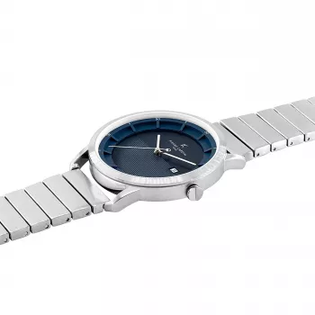 Pierre Cardin miesten kello CLC.6005 43 mm ruostumaton teräs kvartsi analoginen musta kellotaulu nahkaranneke