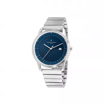 Pierre Cardin miesten kello CLC.6005 43 mm ruostumaton teräs kvartsi analoginen musta kellotaulu nahkaranneke