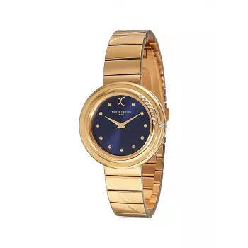 Pierre Cardin naisten analoginen kvartsikello CF.1010.MG hopea ruostumaton teräs mesh-ranneke 32mm