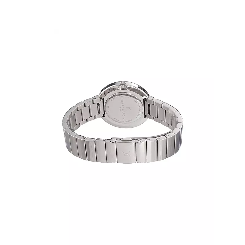 Pierre Cardin naisten kello CF.1010.MS.2 kvartsi 32 mm hopea ruostumaton teräs mesh