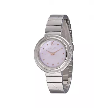 Pierre Cardin naisten kello CF.1010.MS.2 kvartsi 32 mm hopea ruostumaton teräs mesh