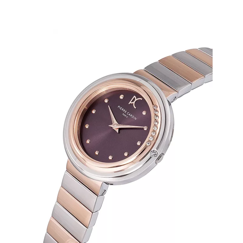 Pierre Cardin naisten kello CF.1010.MU.1 kvartsi analoginen kello 32 mm hopea ruostumaton teräs mesh