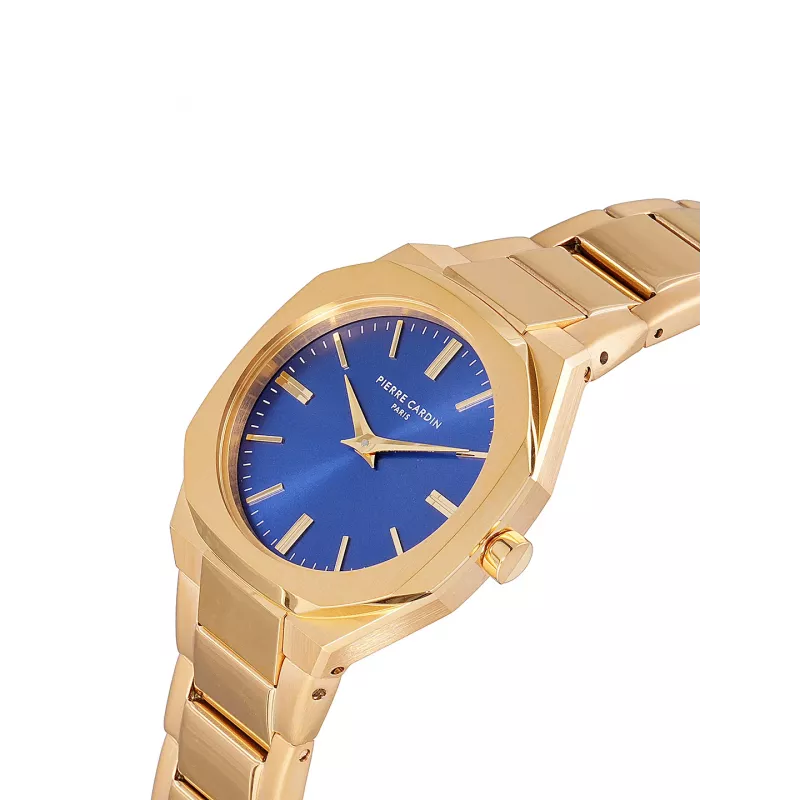 Pierre Cardin naisten kvartsi-analogikello CF.1008.MG.2 32 mm hopea teräs mesh -ranneke