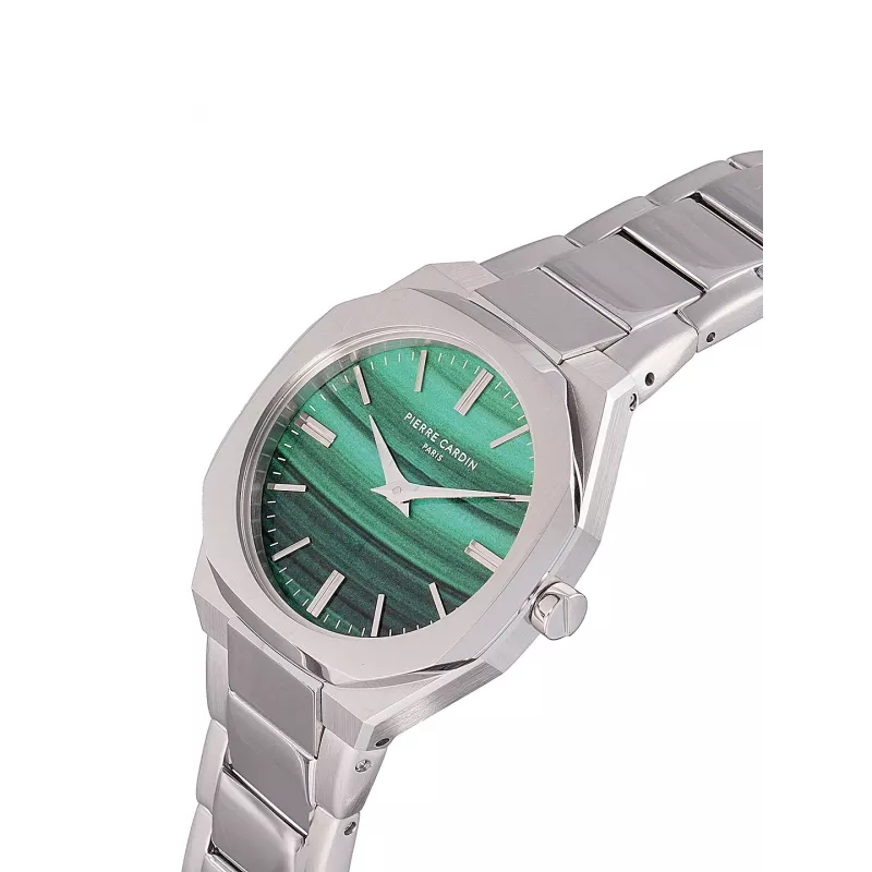 Pierre Cardin naisten analoginen kvartsikello CF.1008.MS.3 32mm hopeinen ruostumaton teräs verkkoranneke