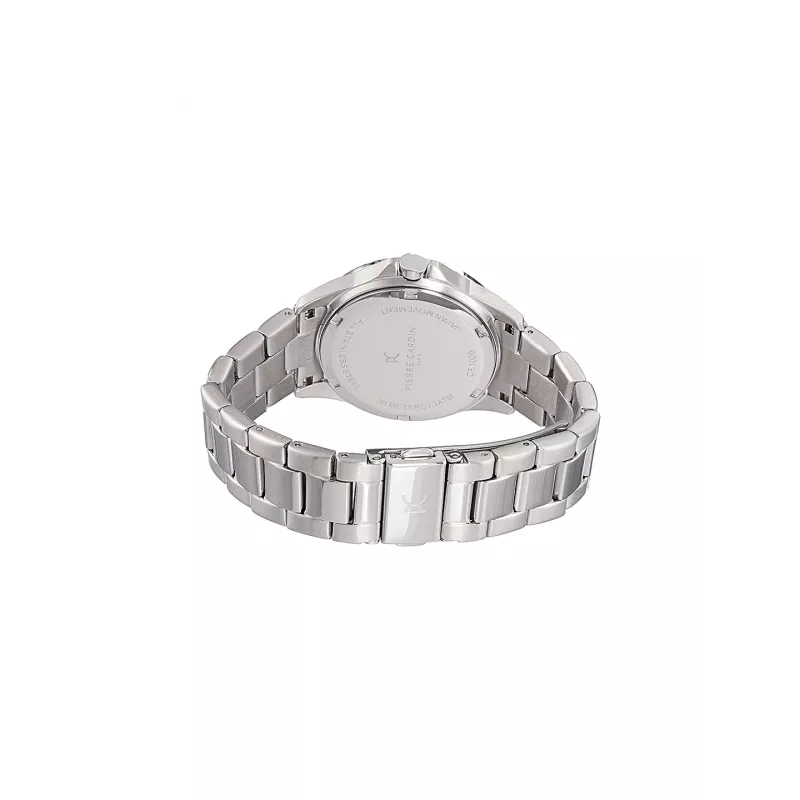 Pierre Cardin naisten kello CF.1009.MS 34 mm hopea ruostumaton teräs kvartsi analoginen