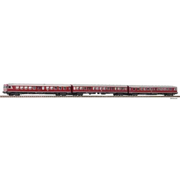 PIKO 40264 N-mittakaava VT 24 -dieselmoottorivaunu 3-osainen sarja DB aikakausi III