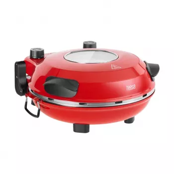 Pizzauuni TEESA SUPREME, 1200 W, 32 cm, katseluikkuna, irrotettava kivi, kaksoislämmityksen säätö
