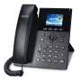 PLANET VIP-1260PT teräväpiirtoinen väri-PoE-IP-puhelin 3MP kamera, 6 rivin LCD, musta