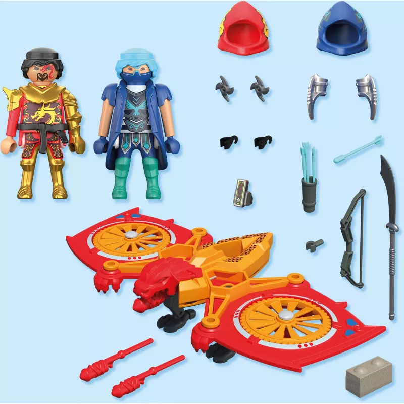 Playmobil 71833 Heroes: sankaridrooni pahaa ninjaa vastaan
