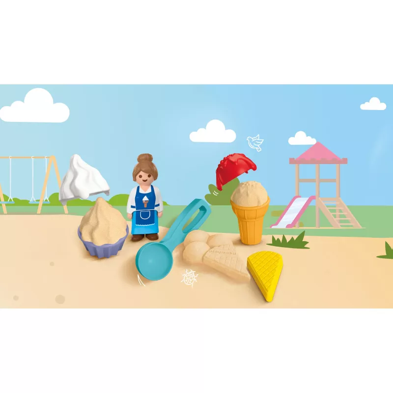 PLAYMOBIL 72006 JUNIOR hiekkajäätelöbaari