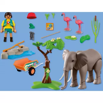 PLAYMOBIL 72068 norsu ja eläintenhoitaja