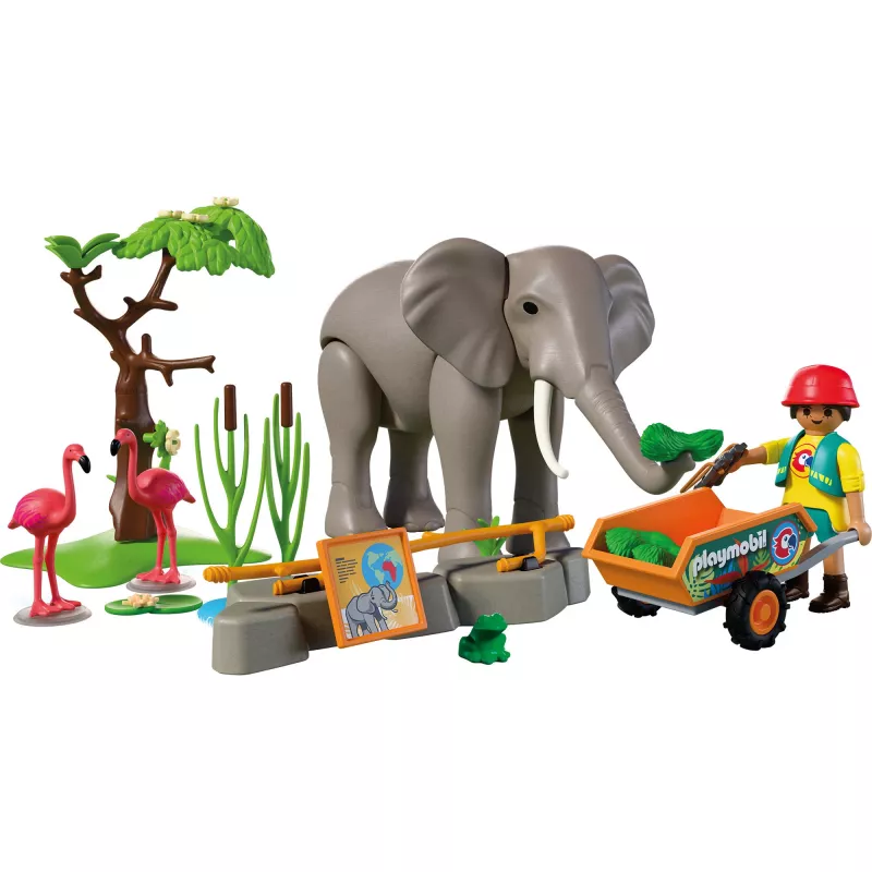 PLAYMOBIL 72068 norsu ja eläintenhoitaja
