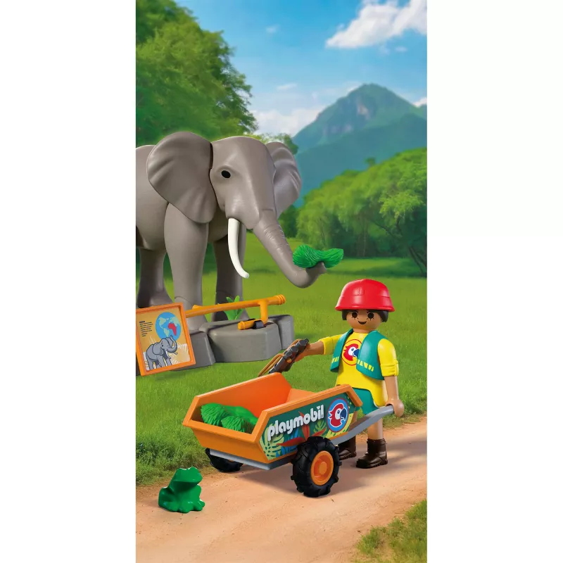 PLAYMOBIL 72068 norsu ja eläintenhoitaja