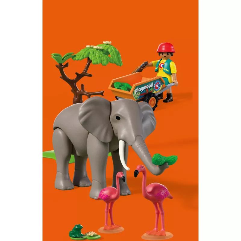PLAYMOBIL 72068 norsu ja eläintenhoitaja