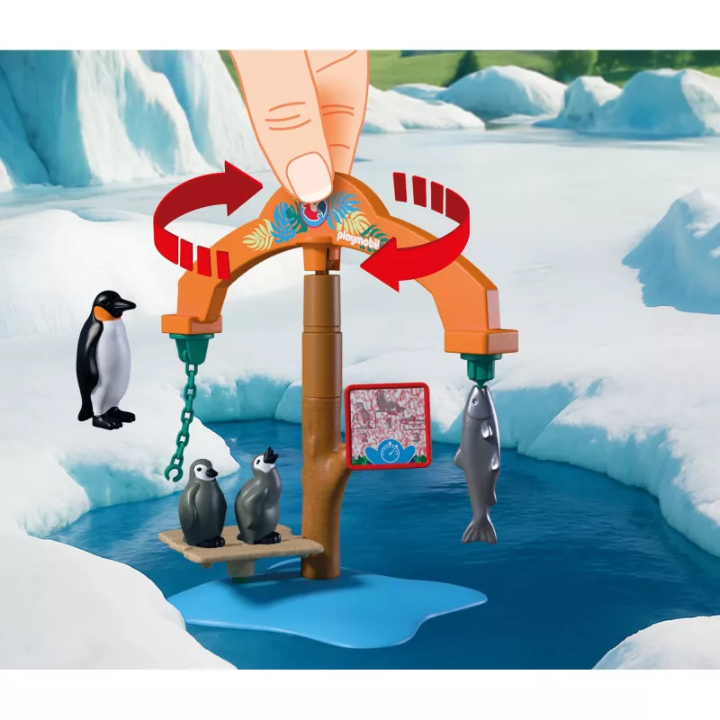 PLAYMOBIL 72073 Animals & Friends Zoo Ice Expedition leikkisarja