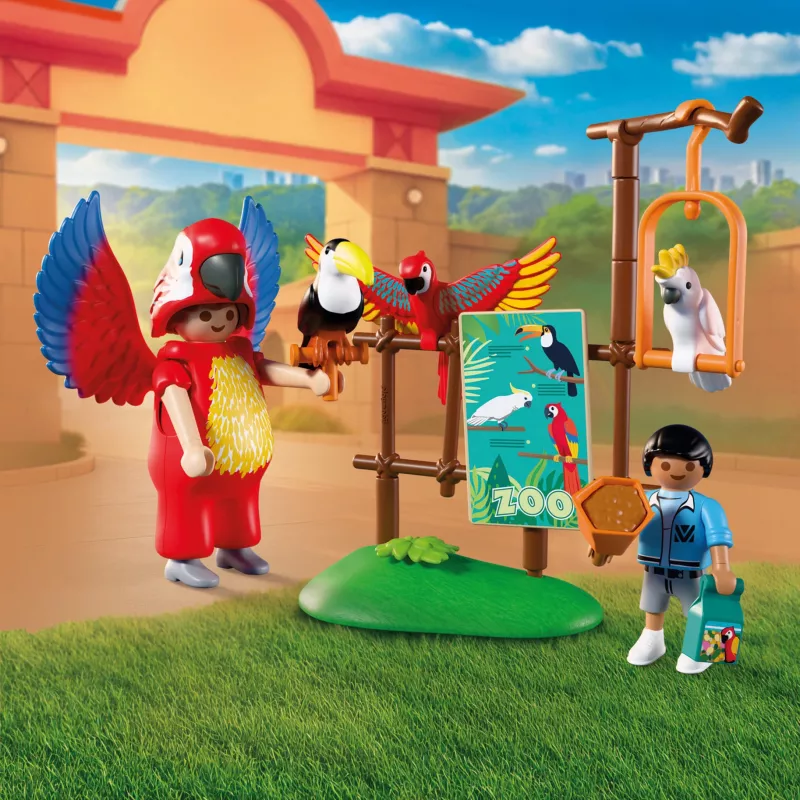 PLAYMOBIL 72074 Animals & Friends eläintarhan maskotti