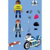 PLAYMOBIL 72079 City Action poliisimoottoripyörä takaa-ajo
