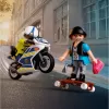 PLAYMOBIL 72079 City Action poliisimoottoripyörä takaa-ajo