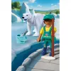 Playmobil 72090 Animals & Friends Zoo: jääkarhu ja eläintenhoitaja