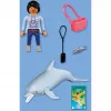 PLAYMOBIL 72091 Animals & Friends eläintarha delfiini ja vierailija