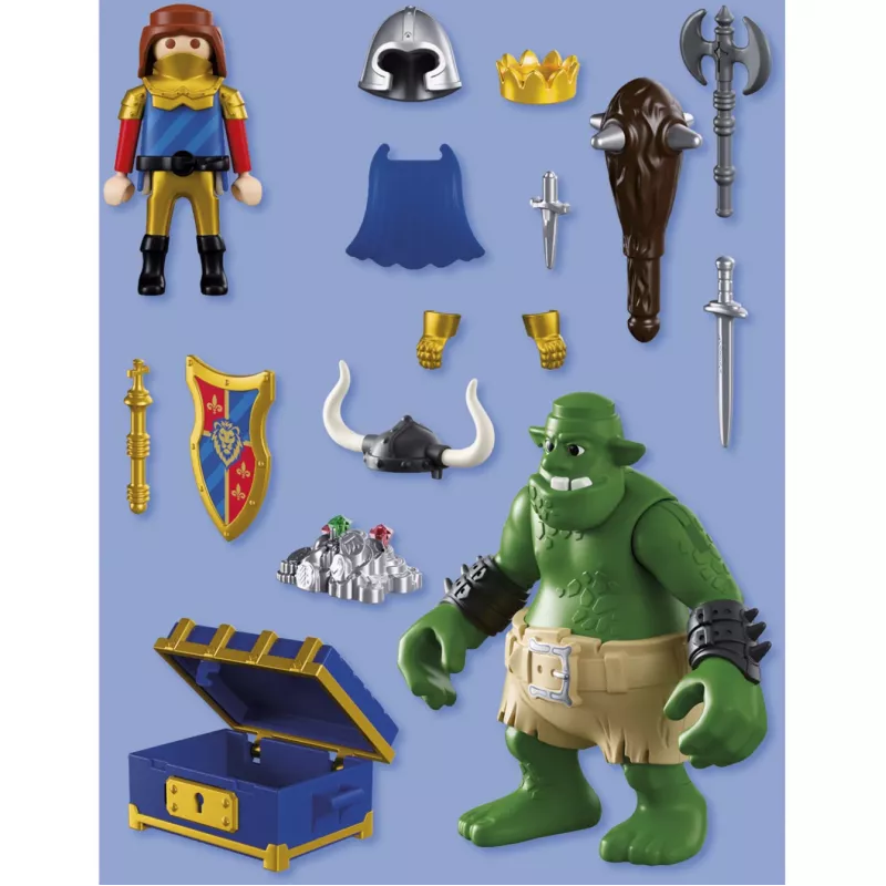 PLAYMOBIL Knights 72116 Trolli ja leijonaritarin aarre