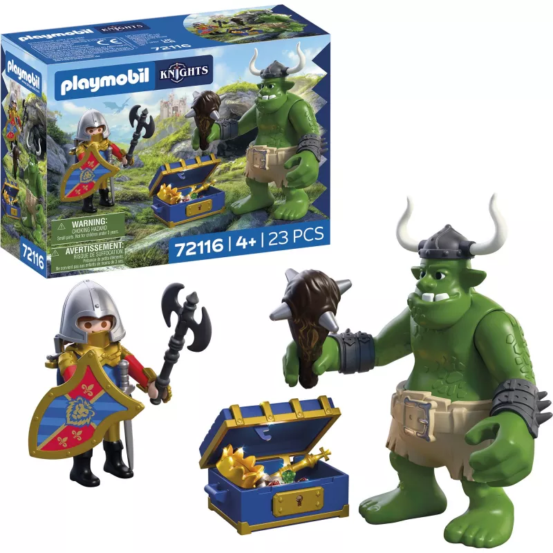 PLAYMOBIL Knights 72116 Trolli ja leijonaritarin aarre