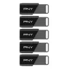 PNY Attaché X USB-muistitikku 64 GB USB 3.2 Gen 1 5 kpl:n pakkaus (P-FD64GX5ATTX-EF)