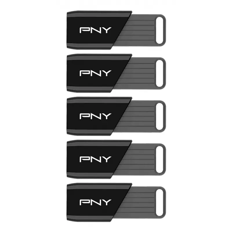 PNY Attaché X USB-muistitikku 64 GB USB 3.2 Gen 1 5 kpl:n pakkaus (P-FD64GX5ATTX-EF)