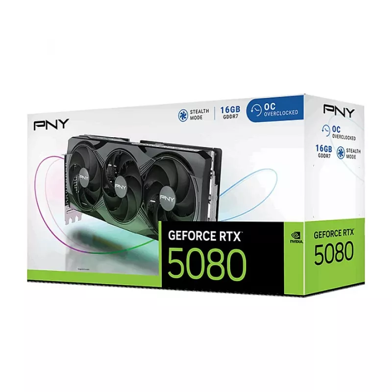 PNY GeForce RTX 5080 OC -näytönohjain - GeForce RTX 5080