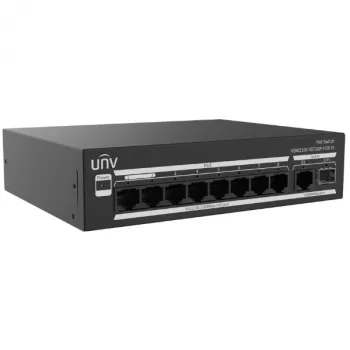 POE LANG NSW2100-9GT1GP-POE-IN 8-porttinen Gigabit PoE+ hallitsematon kytkin